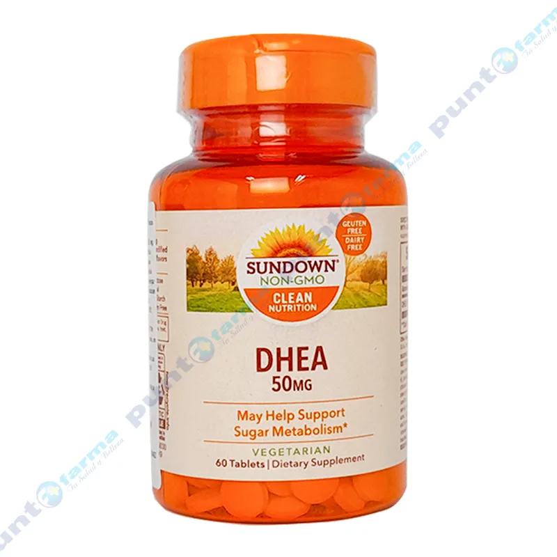 Dhea 50 mg Sundown Naturals - Cont 60 tabletas