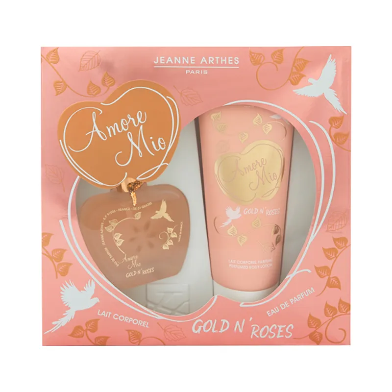 Eau de Parfum + Body Lotion 100ml Amore Mio Golden Roses Jeanne Arthes