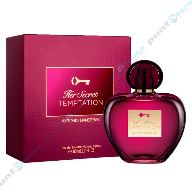 Eau de Toilette Her Secret Temptation Antonio Banderas - 80 mL