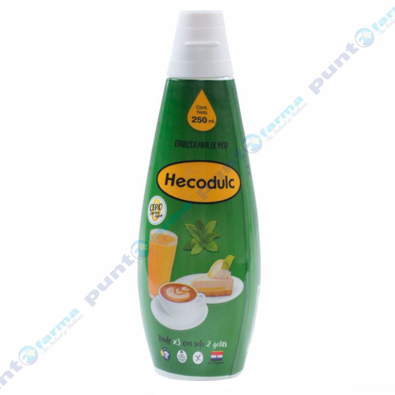 Edulcorante Hecodulc Stevia con Ka'a He'ê 250 mL Punto Farma