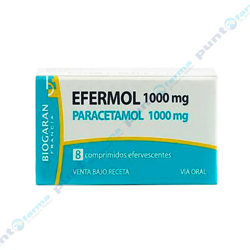 Efermol 1000 mg - Caja de 8 Comprimidos Efervescentes