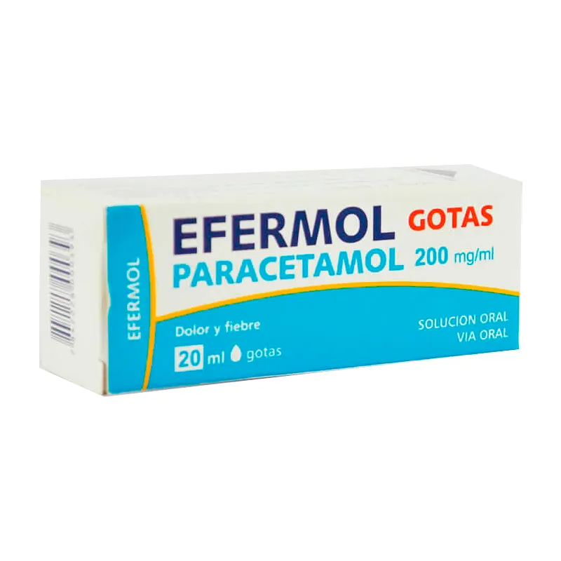 Efermol Paracetamol 200 mg Gotas - 20 mL