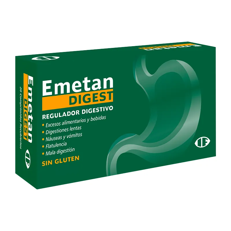 Emetan Digest - Cont. 20 comprimidos recubiertos