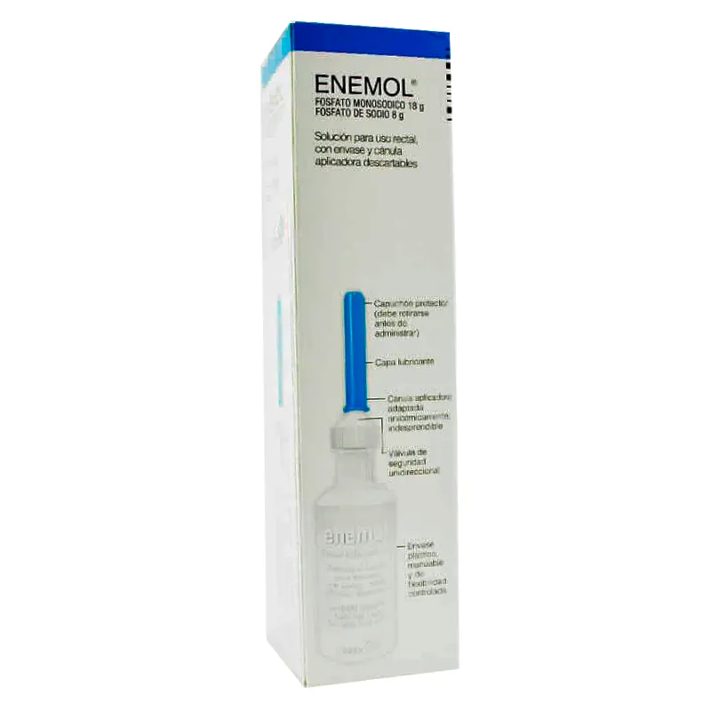 Enemol Fosfato Monosodico 18 g% Fosfato de sodio 8 g% - Contiene 135 mL.