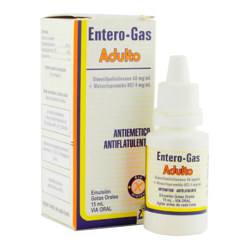 Entero Gas Adulto Dimetilpolisiloxano 40 mg/mL  -  Cont.15 mL