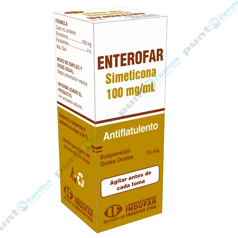 Enterofar Simeticona 100mg/ml - 15 mL