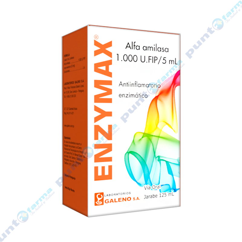 Enzymax Alfa Amilasa U.FIP/5mL 125 mL Punto Farma