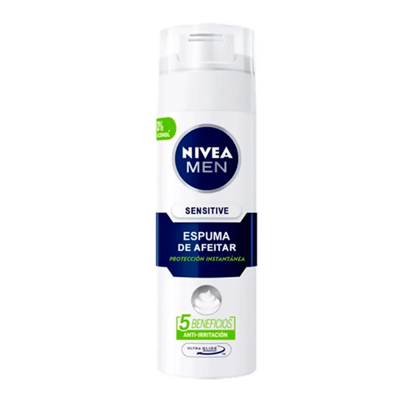 Espuma de Afeitar Sensitive Nivea - 200 mL