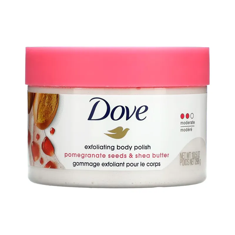 Exfoliante Corporal Semillas de Granada y Manteca de Karité Dove - Cont.298 g