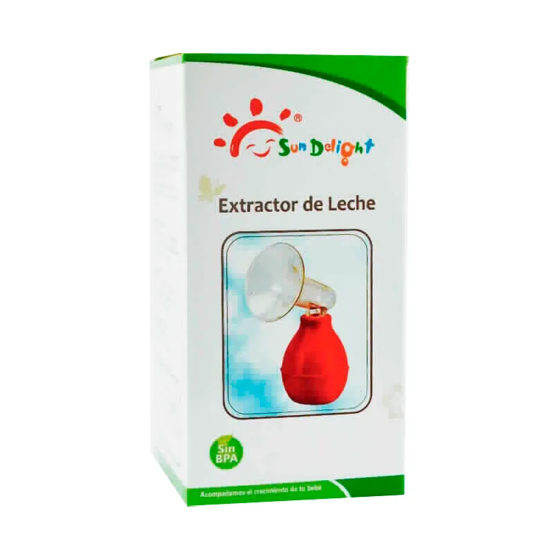 Extractor de Leche Sun Delight - Contiene un Embudo y Bombeador