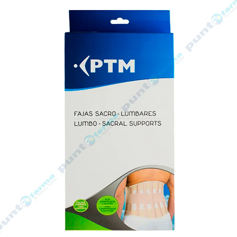 Faja Sacro - Lumbares con 7 ballenas flexibles (M)