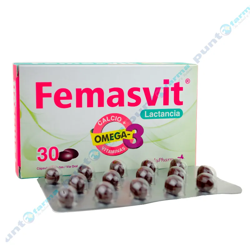 Femasvit Lactancia - Caja de 30 cápsulas