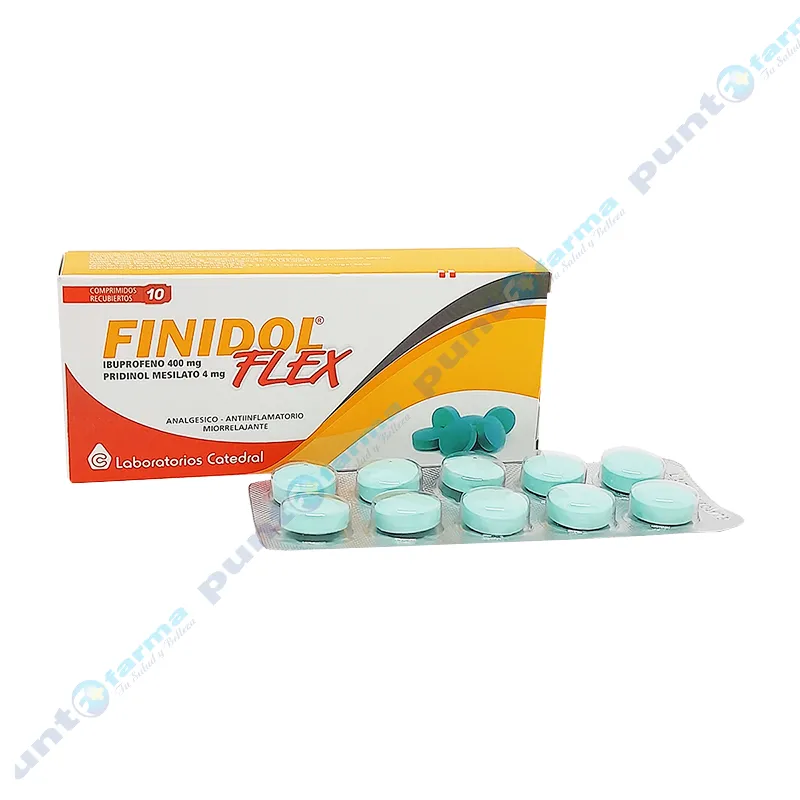 Finidol Flex Ibuprofeno 400 mg - Cont. 10 comprimidos recubiertos