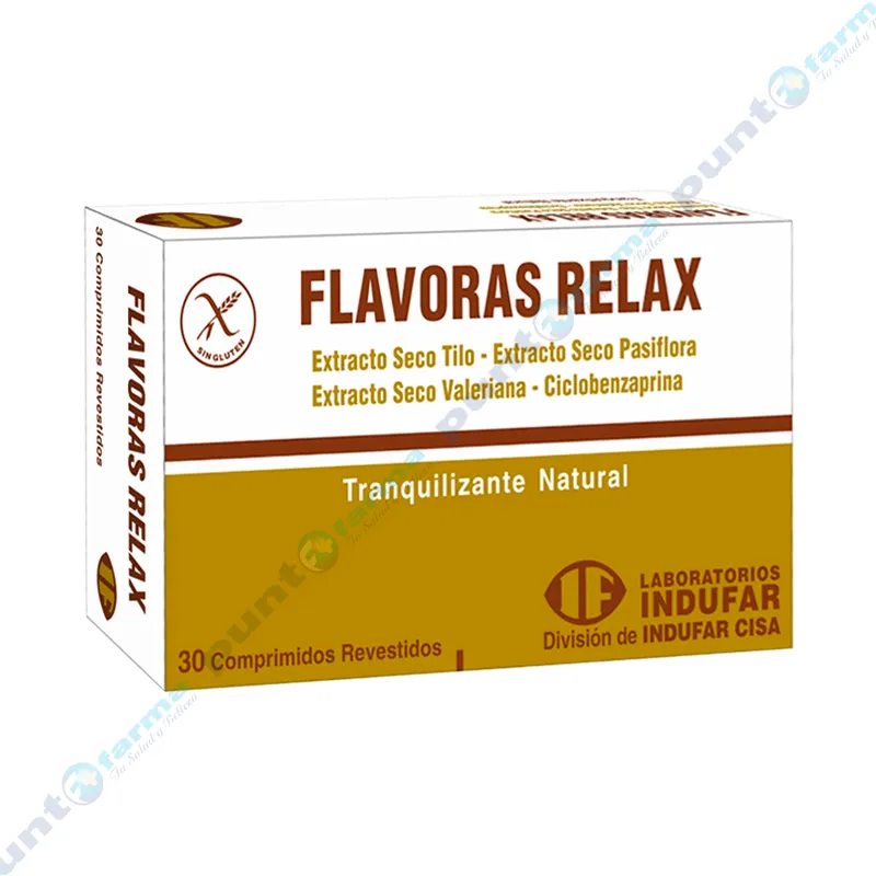 Flavoras Relax - Contiene 30 Comprimidos revestidos.