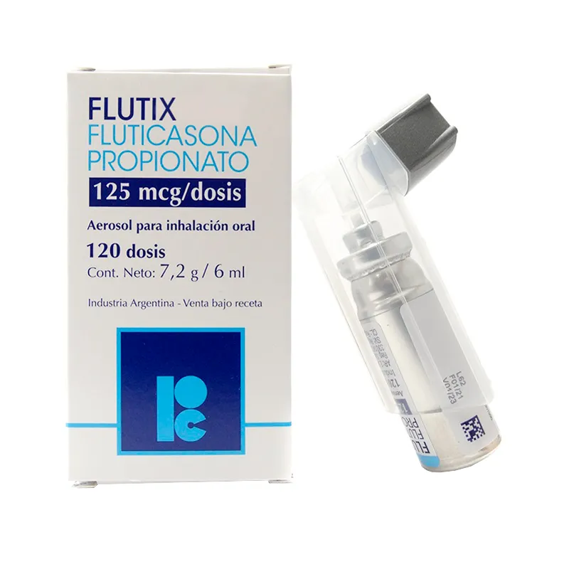 Flutix Fluticasona Propionato 125mcg - Cont. 6 mL 120 Dosis.