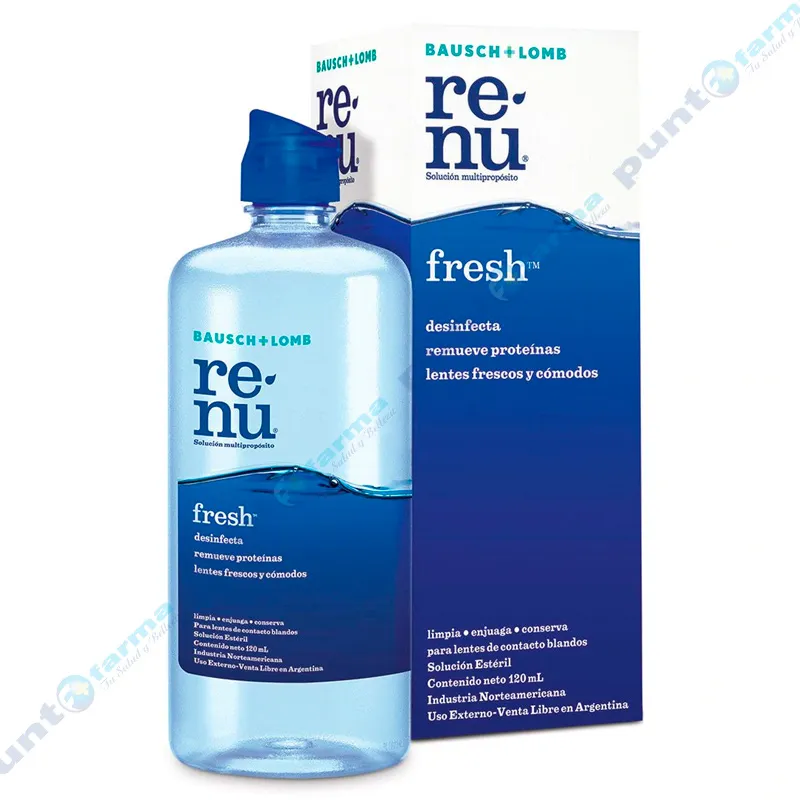 Fresh Solución Multipropósito Renu- Cont.120 mL