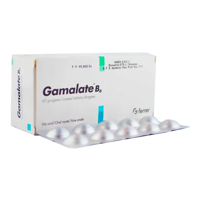 Image miniatura de Gamalate-B6-60-grageas-Caja-de-60-comprimidos-46964.webp