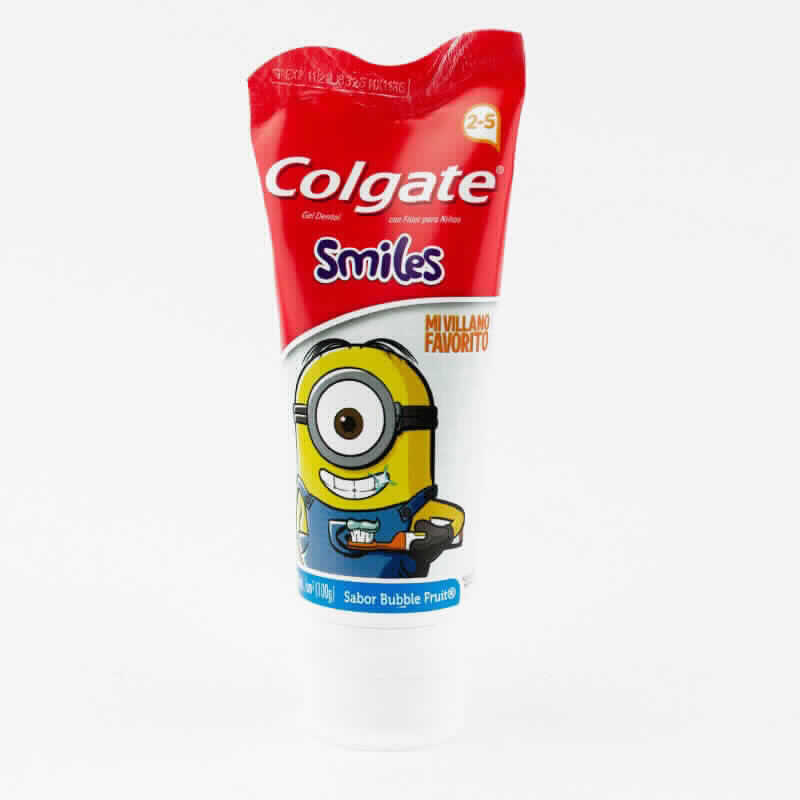 Quedateencasa Punto Farma Gel Dental Con Fluor Para Ninos Colgate Smiles Mi Villano Favorito Sabor Bubble Fruit