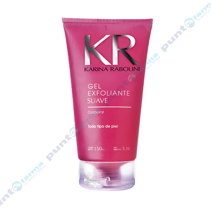 Gel Exfoliante Corporal Suave Rosa Karina Rabolini - 150 mL