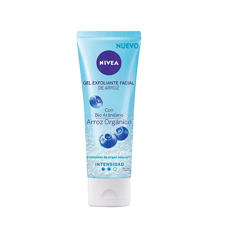 Gel Exfoliante Facial de Arroz Nivea - 75 mL