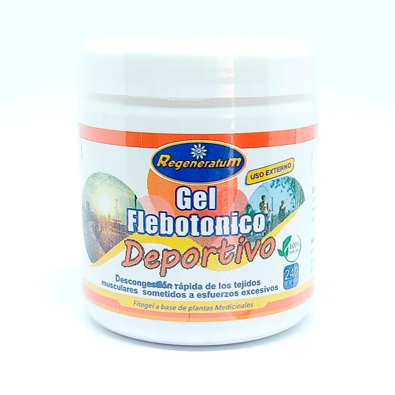 Gel Flebotonico Deportivo Regeneratum - 240 gr