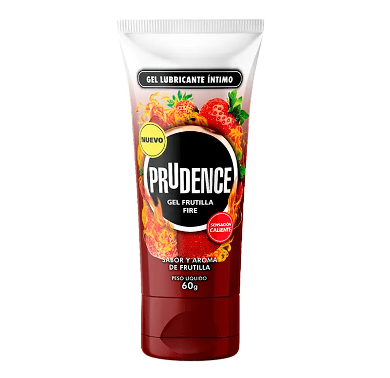 Gel Lubricante Frutilla Fire Prudence - 60gr