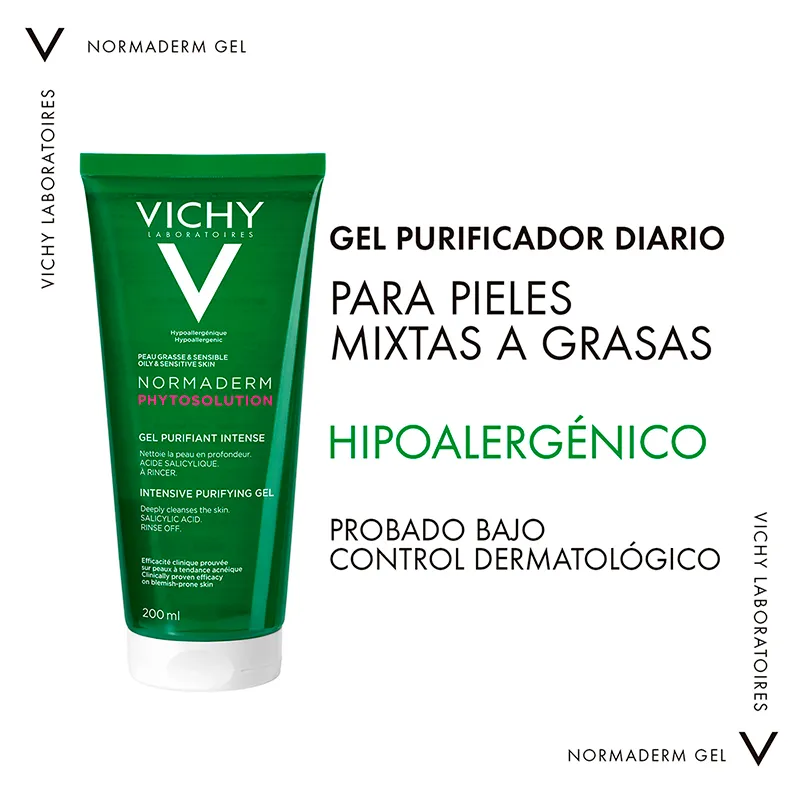 Gel Purificante Normaderm Phytosolutions Vichy - 200 mL