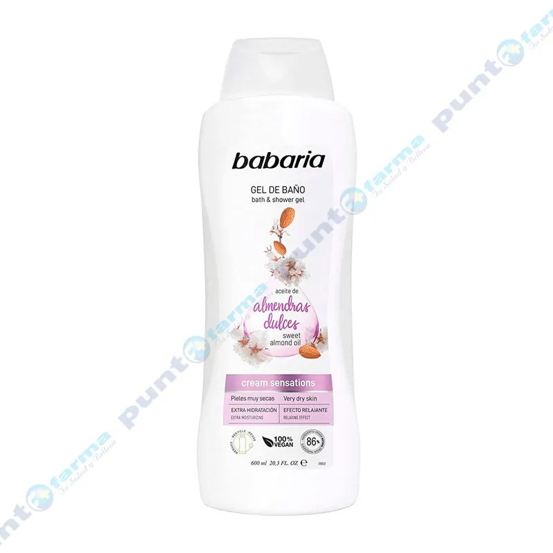 Gel de Baño Almendras Dulces Babaria - 600 mL