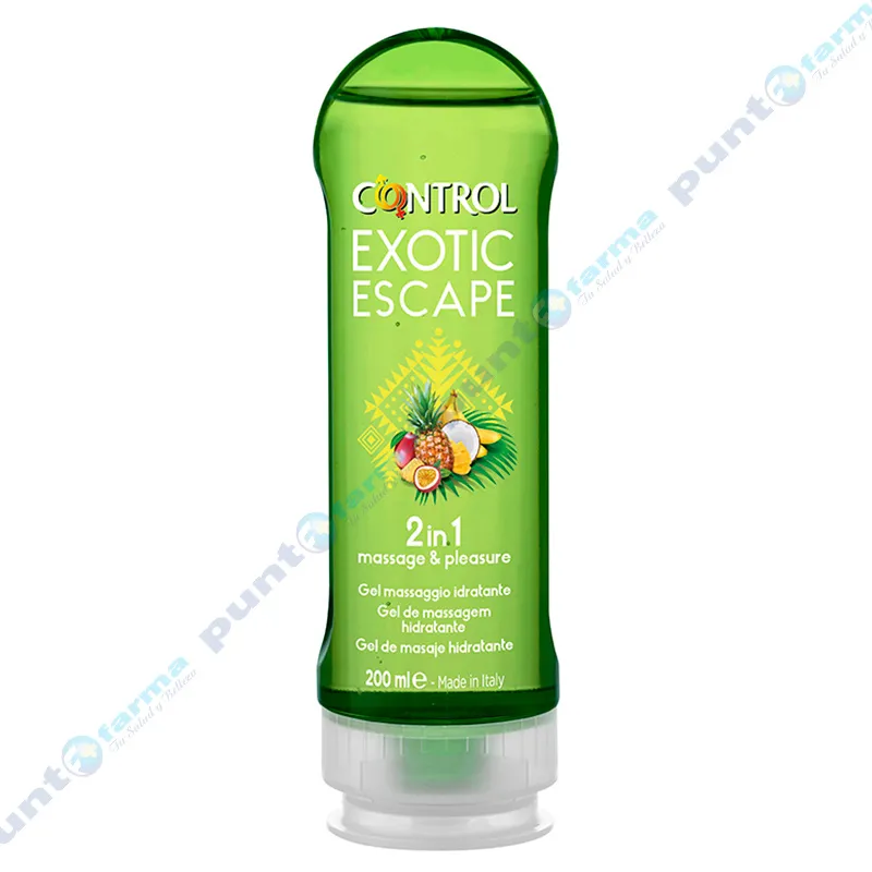 Gel de Masaje Exotic Escape Control - 200 mL