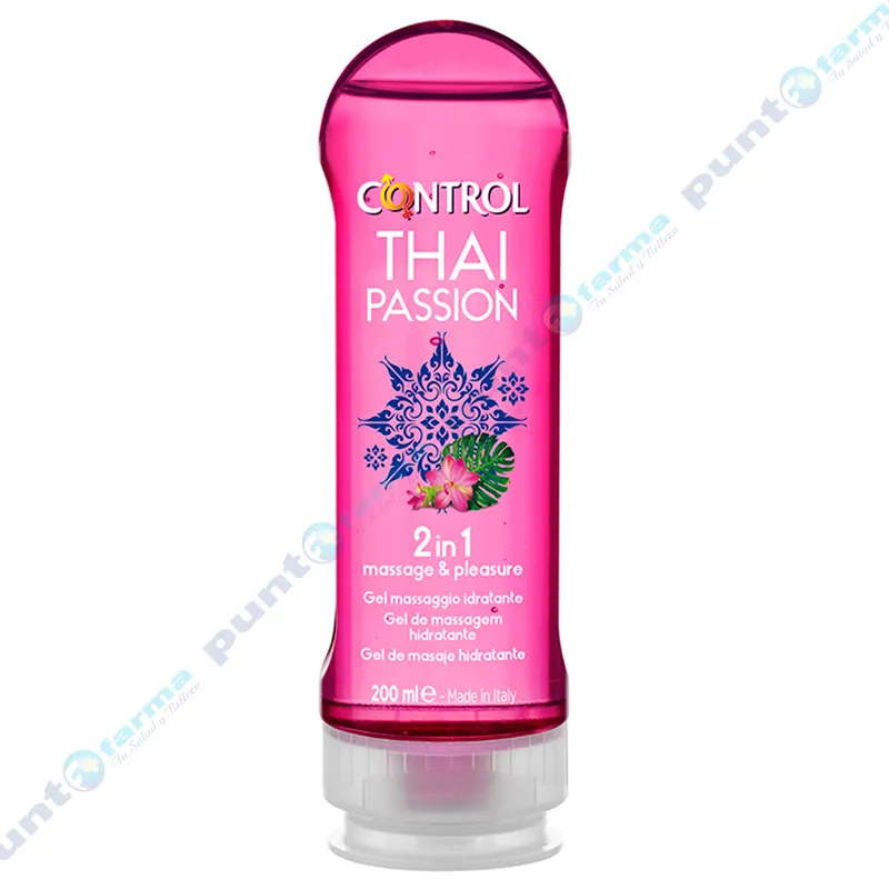 Gel de Masaje Thai Passion Control - 200 mL