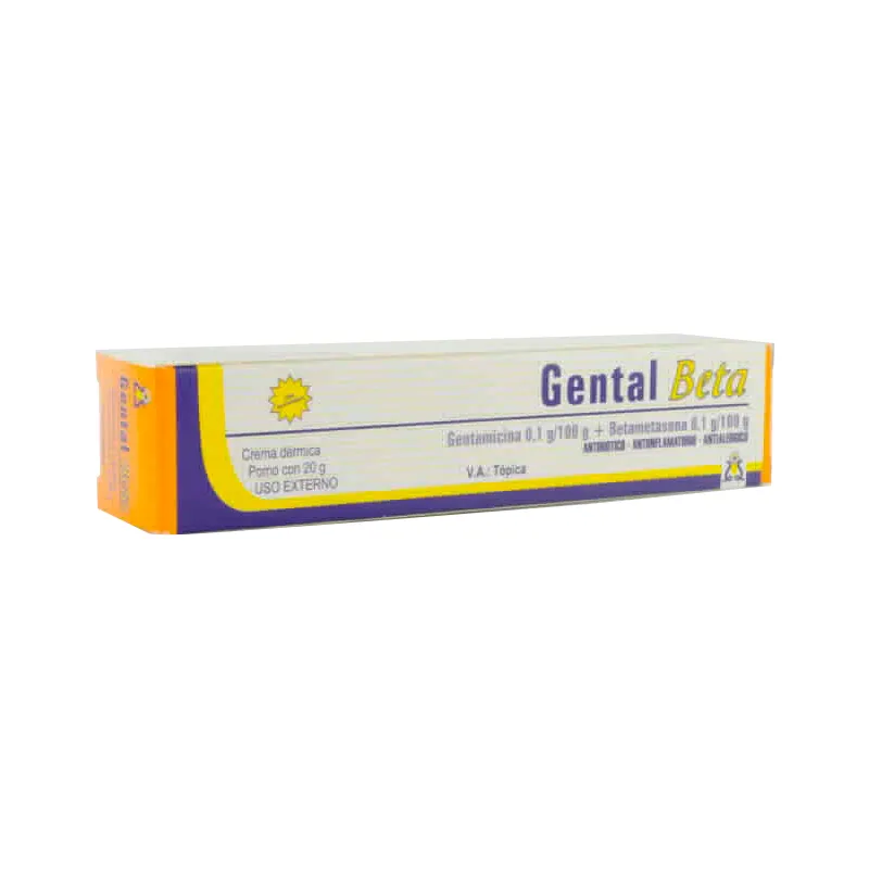 Gental Beta Gentamicina 0,1 g/100 + Betametasona 0,1g/100 g - 20 gr