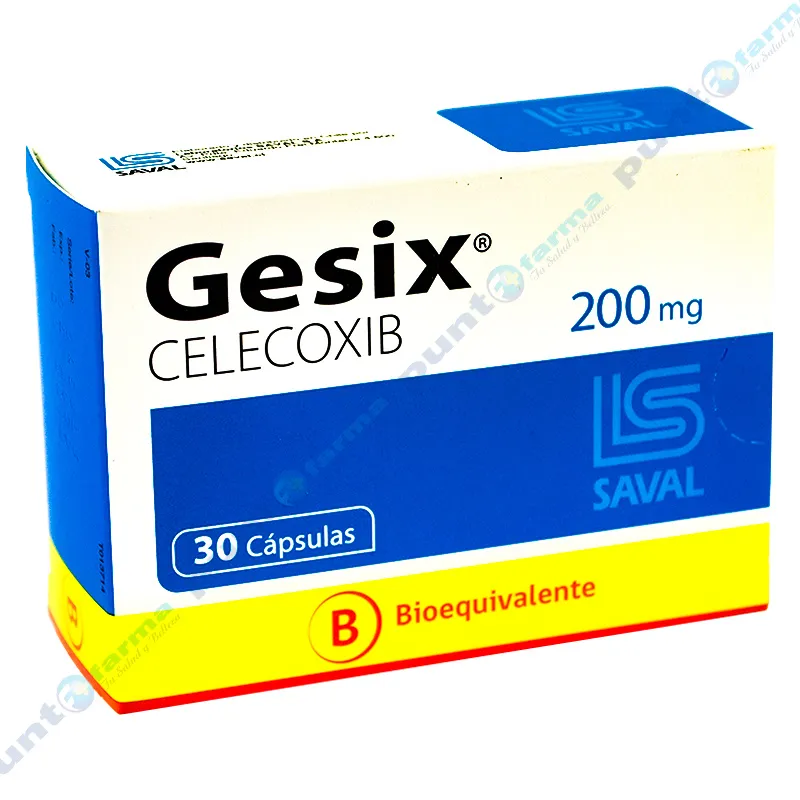 Gesix Celecoxib 200mg - Caja de 30 cápsulas