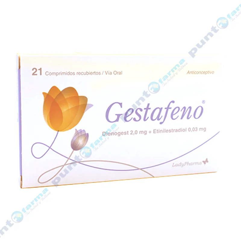 Gestafeno - Caja de 21 comprimidos recubiertos