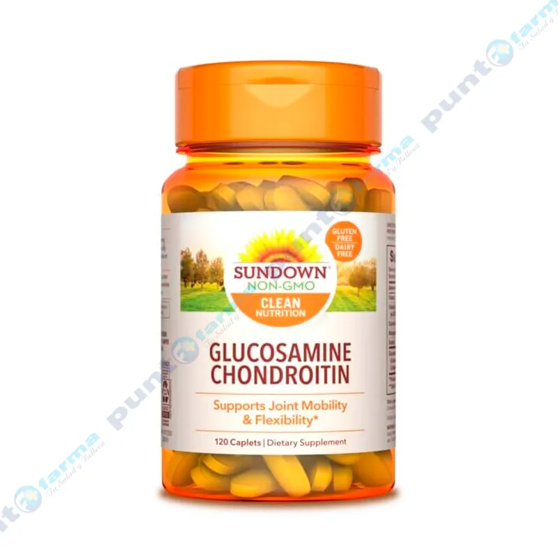 Glucosamine Chondroitin Sundown Naturals  - Cont. 120 cápsulas