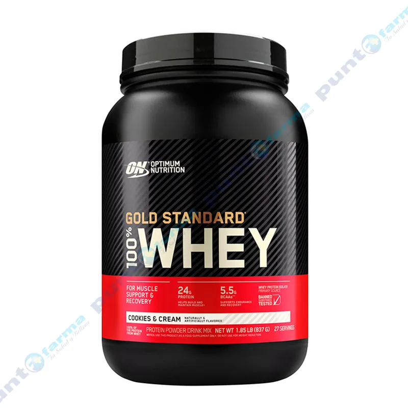 Gold Standard 100% Whey Motha Cookies Cream Nutrition -  Cont.907 gr