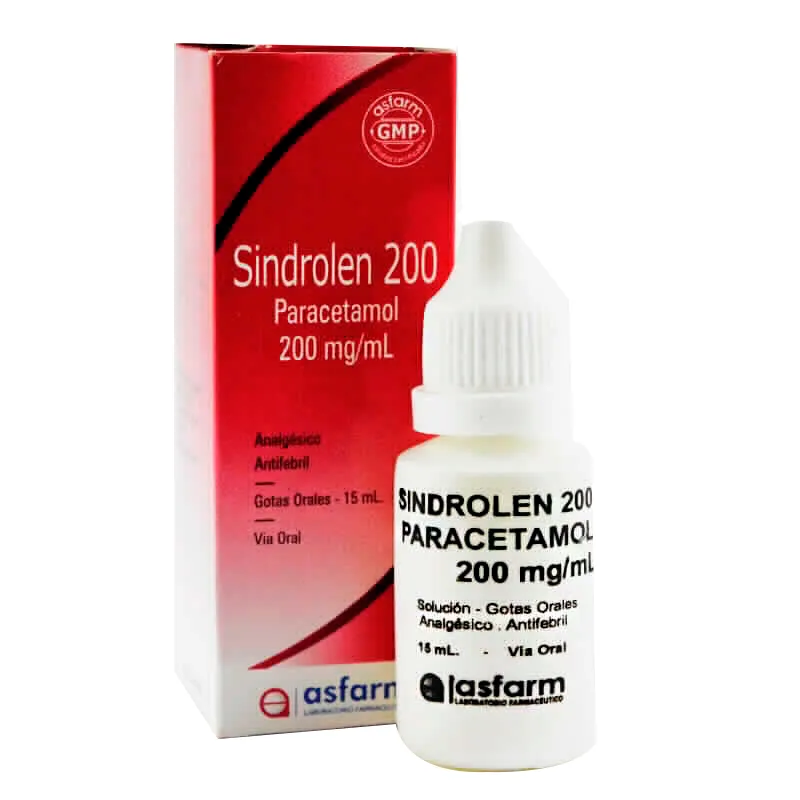 Gotas Orales Sindrolen 200 Paracetamol 200 mg/mL - 15 ml