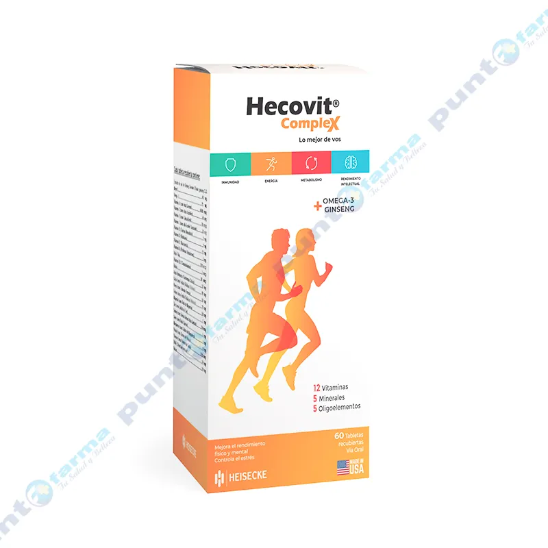 Hecovit Complex Multivitamínico - 60 tabletas recubiertas