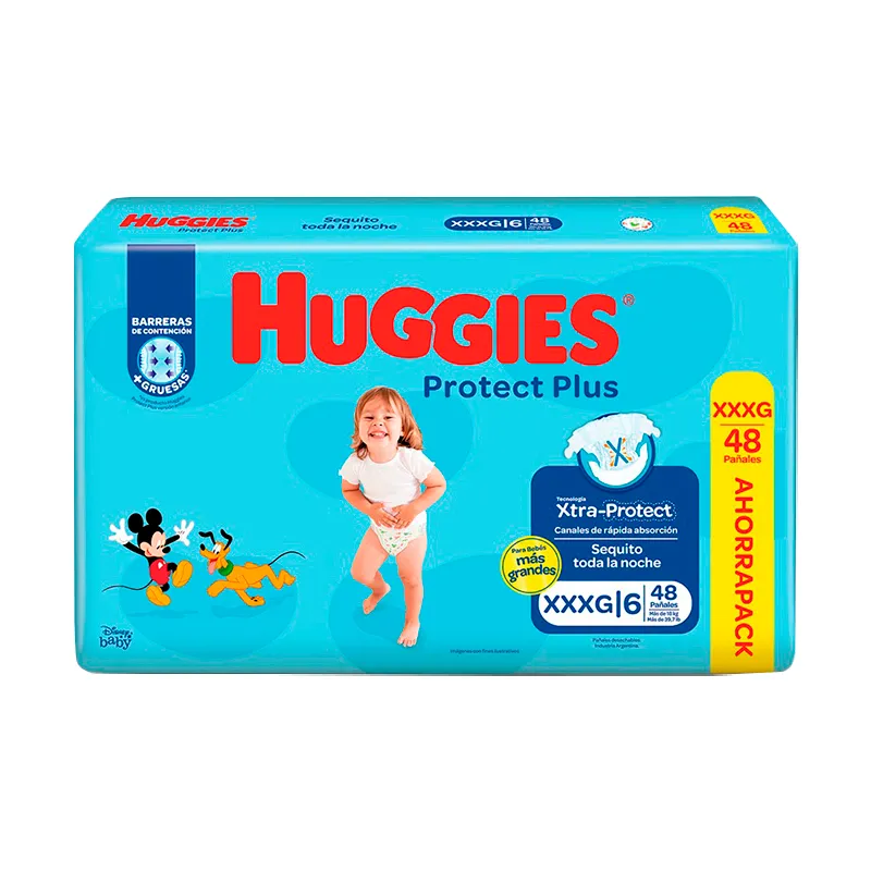Huggies Protect Plus XXXG - Contiene 48 unidades