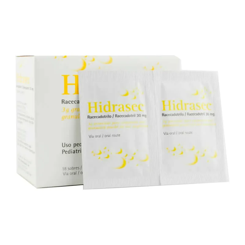 Image miniatura de Hydrasec-Rececadotrilo-Racecadotril-30-mg-Cont-18-sobres-48393.webp