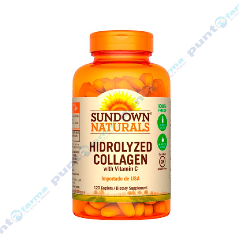 Hydrolyzed Collagen Whit Vitamin C Sundown Naturals Cont. 120