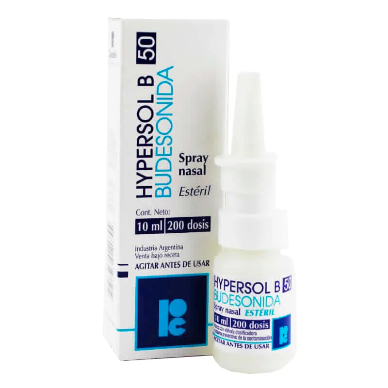 Hypersol B 50 Budesonida Spray Nasal  - Cont. 10ml.
