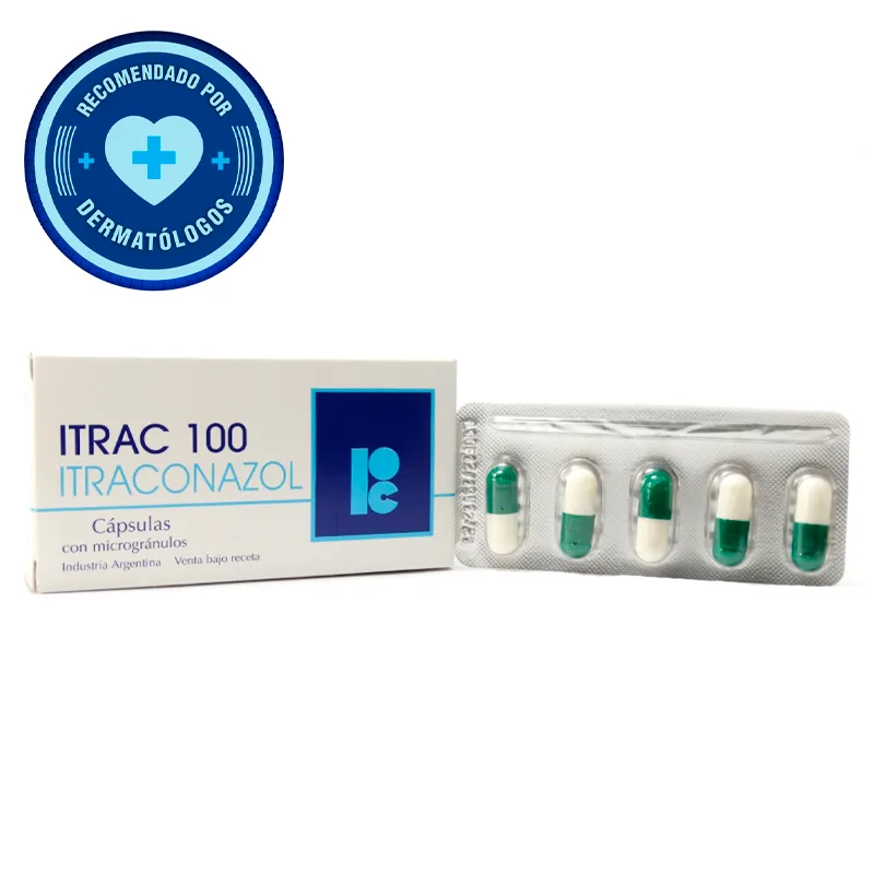 Itrac 100 Itraconazol - 15 Cápsulas con micrográndulos