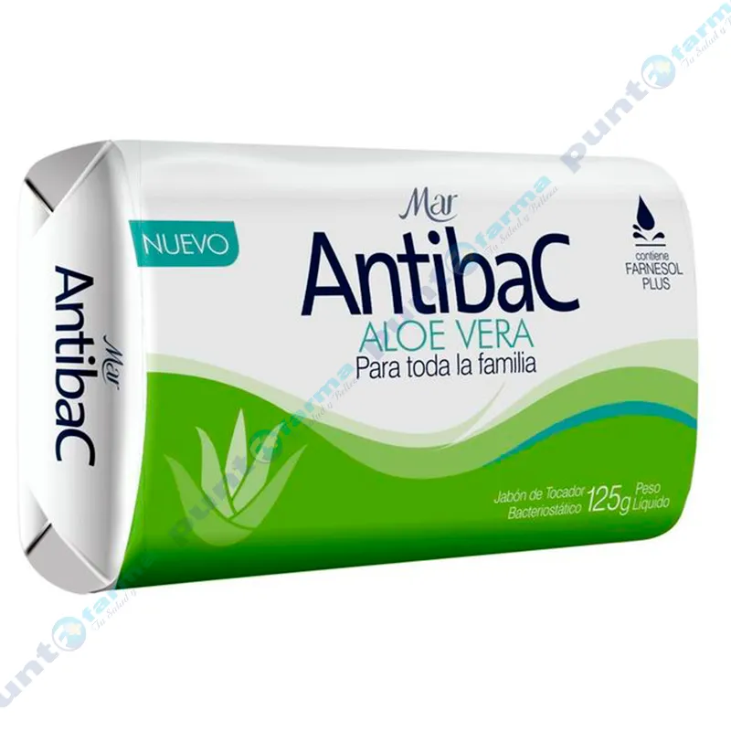 Jabón Antibacterial Aloe Vera Mar - Cont.125 gr