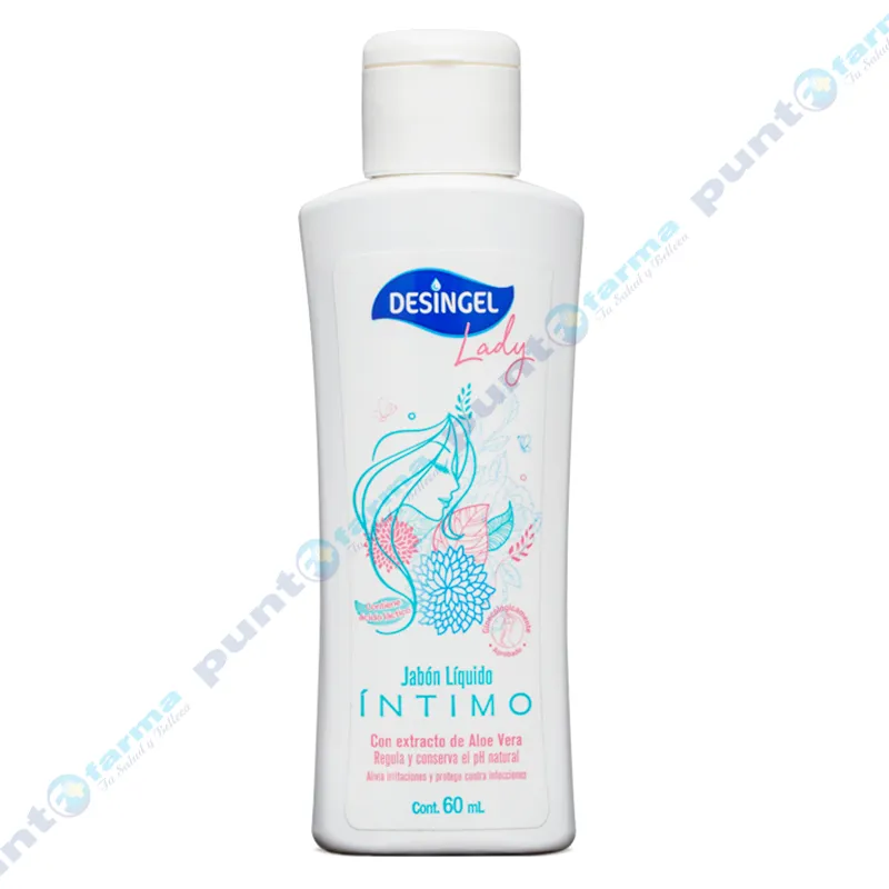 Jabón Liquido Intimo Lady Desingel - Cont.60 mL
