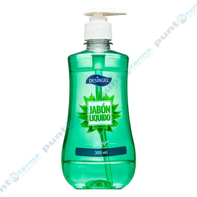 Jabón Líquido Aloe Desingel - Cont.300 mL
