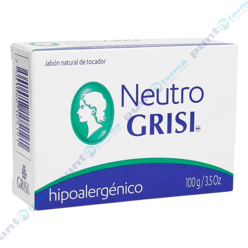 Quedateencasa Punto Farma Jabon Neutro Hipoalergenico Grisi 100 Gr