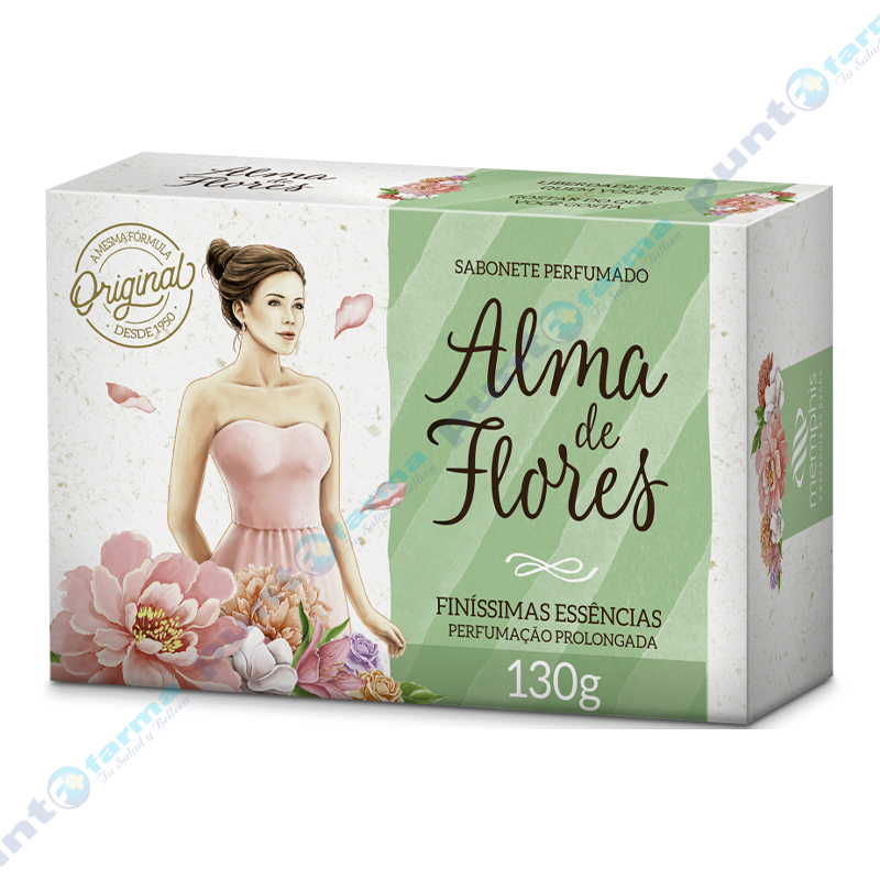 Punto Farma | Jabón de Tocador Finísimas Esencias Alma de Flores - 130 gr Punto Farma | Jabón de Tocador Finísimas Esencias Alma de Flores - 130 gr