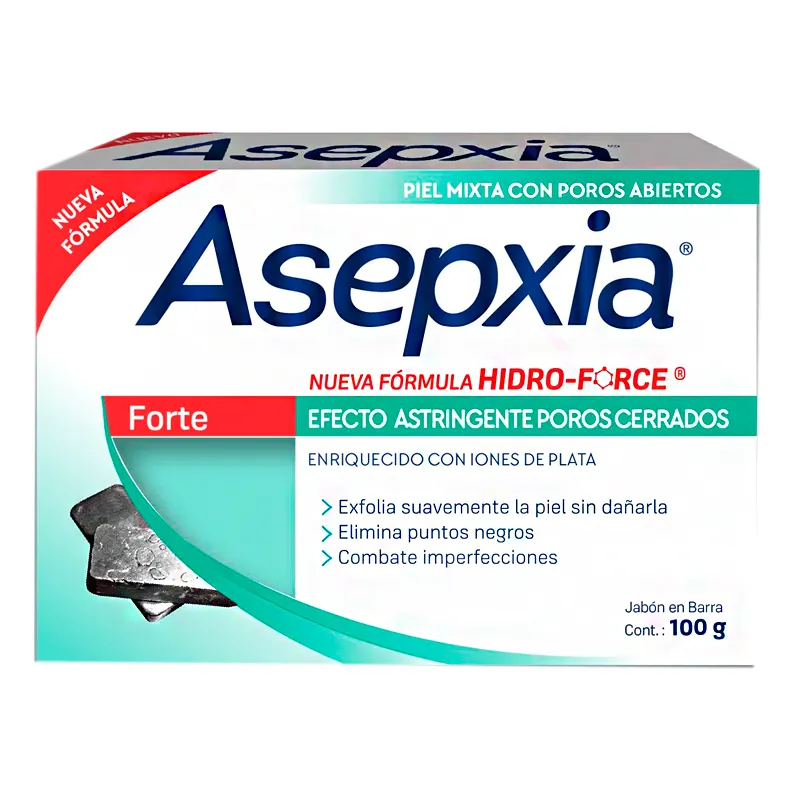 Jabón en Barra Forte Asepxia - 100 gr