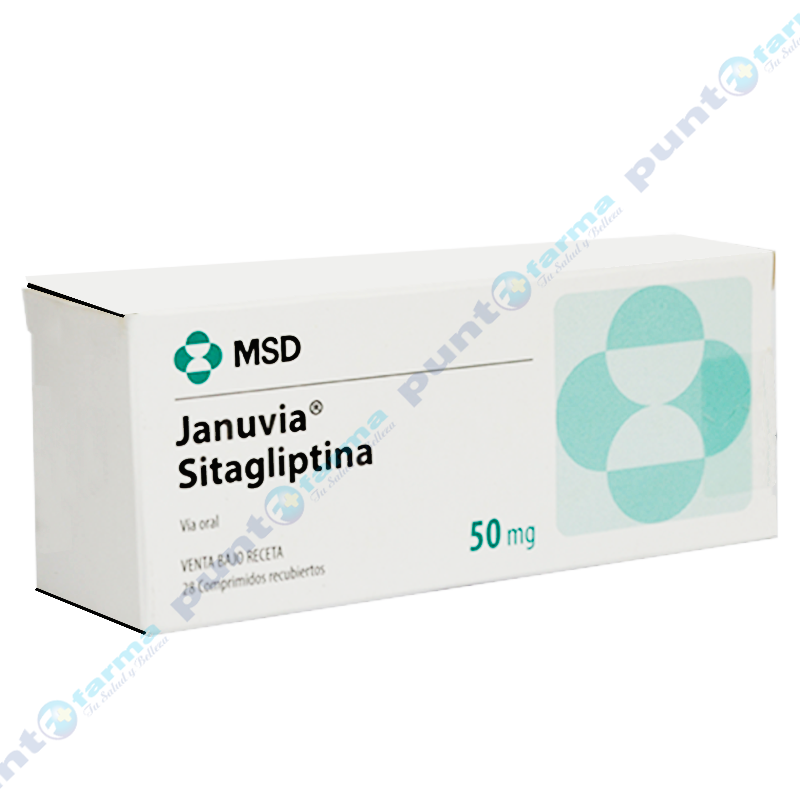 Januvia Sitagliptina 50 mg Cont. 28 comprimidos recubiertos Punto Farma