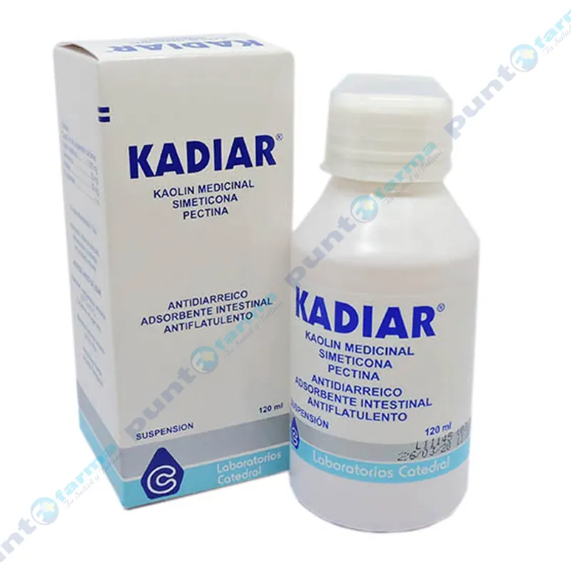 Kadiar Kaolin 1,000 mg - Simeticona 25 mg - Pectina 50 mg - 120 mL